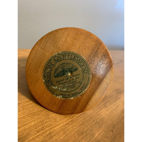 Myrtlewood Vintage Letter Napkin Holder Oregon Handmade Artisan MCM 1950s - Picture 5 of 11